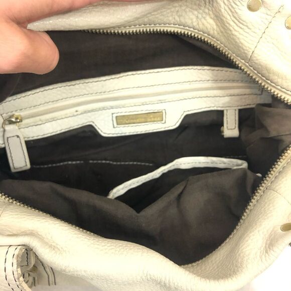 Kenneth Cole Off White Leather Shoulder Bag - Picture 11 of 11
